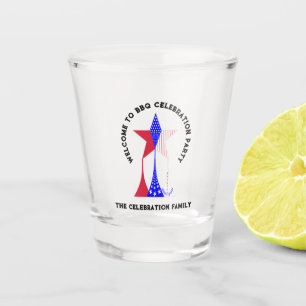 Stars and Stripes Patriot Shot Glass