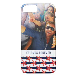 Stars And Stripes Pattern   Your Photo & Text Case-Mate iPhone Case