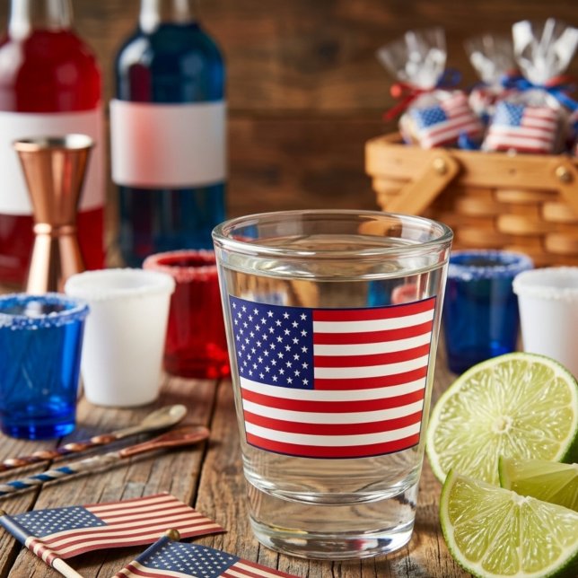Stars and Stripes Shot Glass (Creator Uploaded)