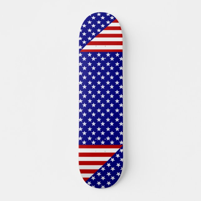 Stars and Stripes Skateboard (Front)
