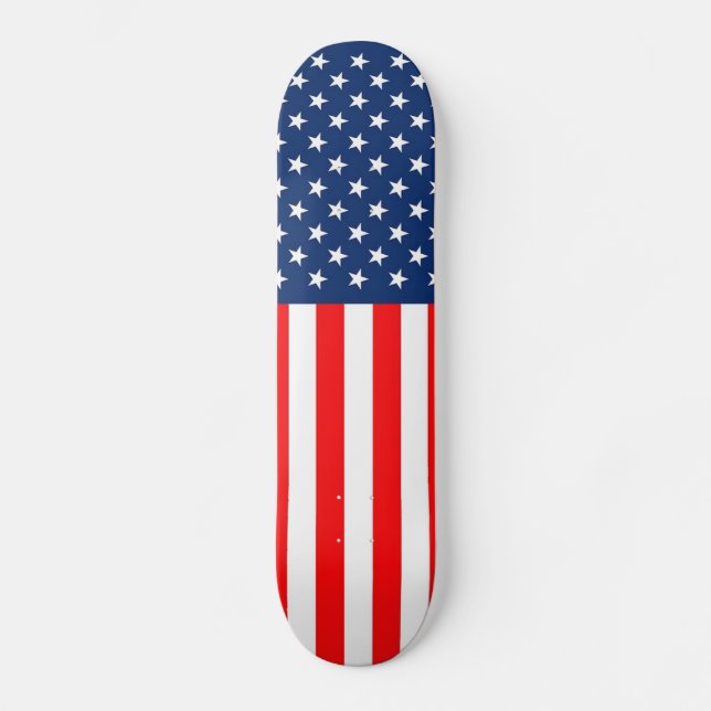 Stars and Stripes Skateboard (Front)