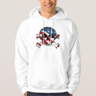 Stars and Stripes Skull Hoodie