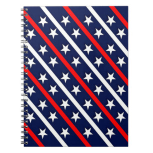 Stars and Stripes Spiral Notebook