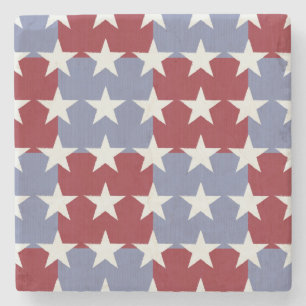 Stars and Stripes Stone Coaster