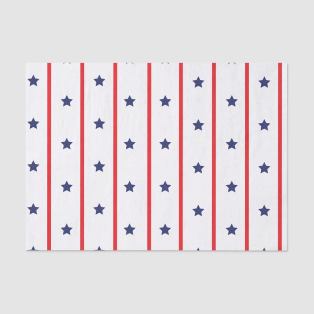 Stars and Stripes  Tissue Paper (Front)