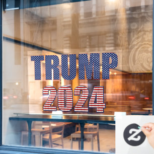 Stars and Stripes Typography Trump 2024