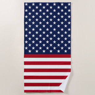 Stars and Stripes USA Flag Beach Towel