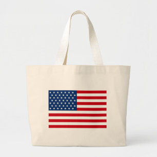 Stars and Stripes USA Large Tote Bag