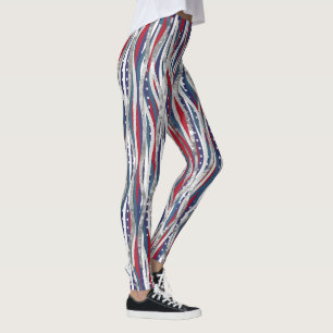 Stars and Stripes - USA - United States of America Leggings