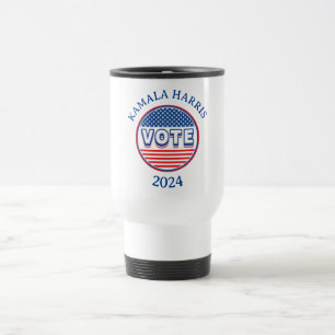 Stars and Stripes Vote USA - Election Travel Mug