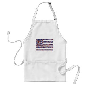 Stars and Strips Coloured Standard Apron