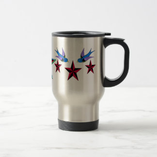 Stars and swallows Mug