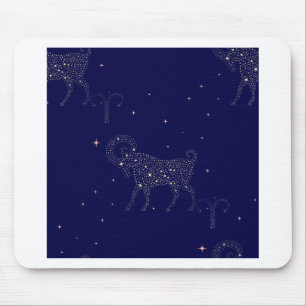 stars aries mouse pad