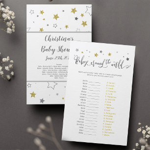 Stars "Baby around the world" Game + Answer Key