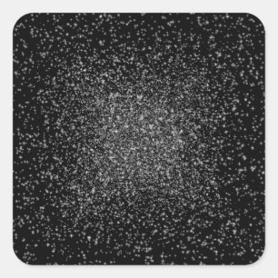 Stars Background Square Sticker