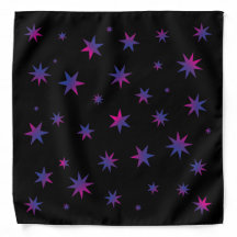 Stars - Bi Gradient on Black
