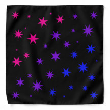 Stars - Bi Pride on Black