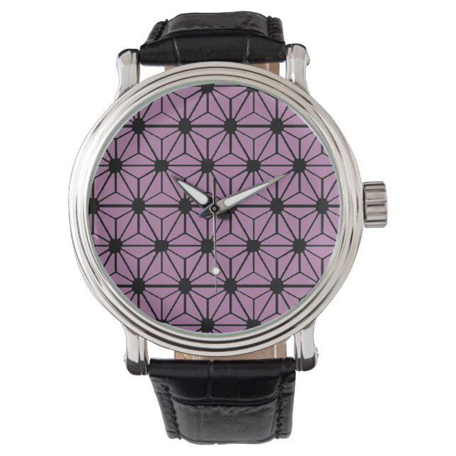 Stars Black and Purple Watch (Front)