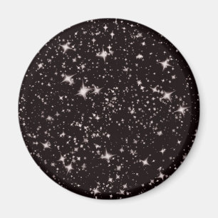 stars black night magnet