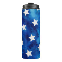 Stars Blue Watercolor Blue College
