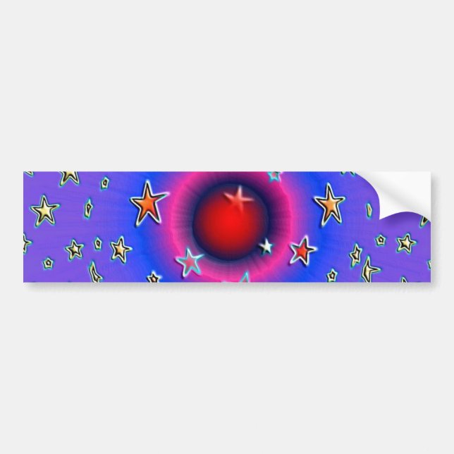 Stars Bumper Sticker (Front)