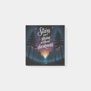Stars Can't Shine Without Darkness Post-it Notes