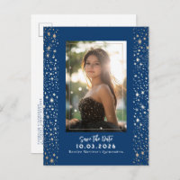 Stars Celestial QUINCEANERA Save The Date Photo