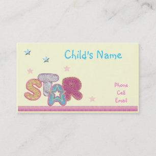 Stars Children's Calling Card