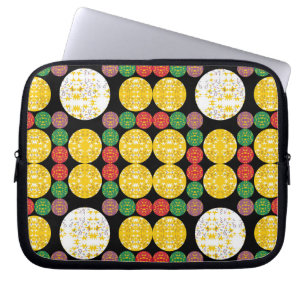 Stars Circles Laptop Sleeve
