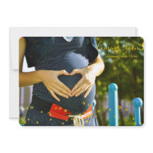 Stars Coming Soon Baby Announcement Photo Card