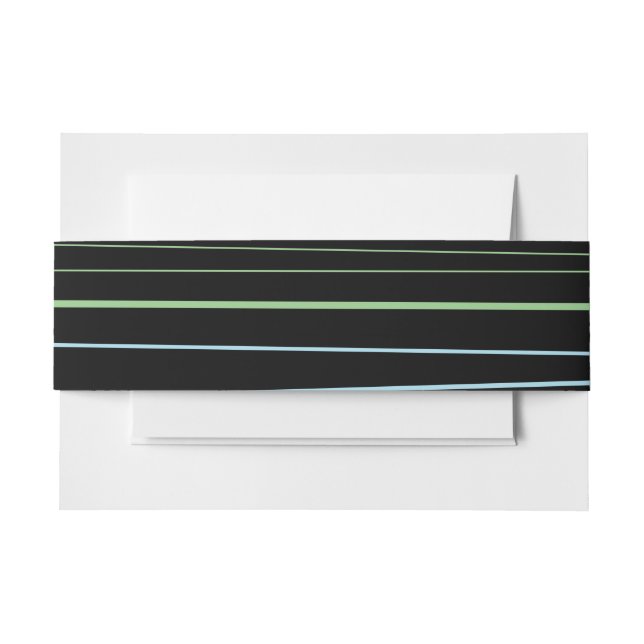 STARS CONNECTING Bat Mitzvah Invitation Wrap Belly Band (Front Example)