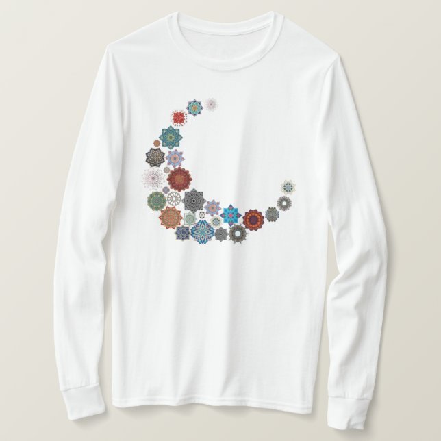 Stars Crecent  T-Shirt (Design Front)