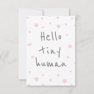 stars cute welcome baby/ birth congratulations card