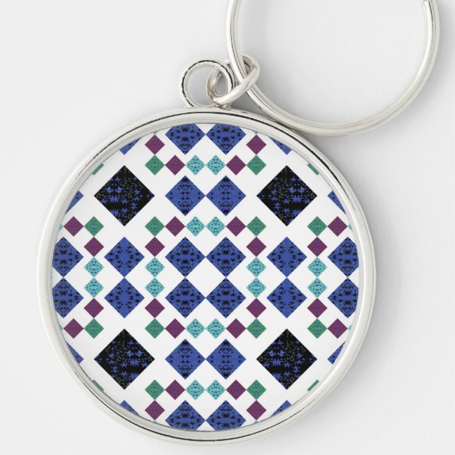 Stars Diamonds Key Ring (Front)