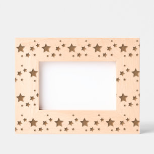 Stars Etched Picture Frame