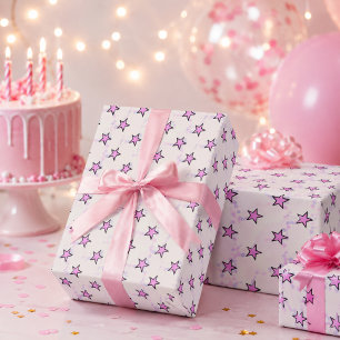 Stars everywhere wrapping paper