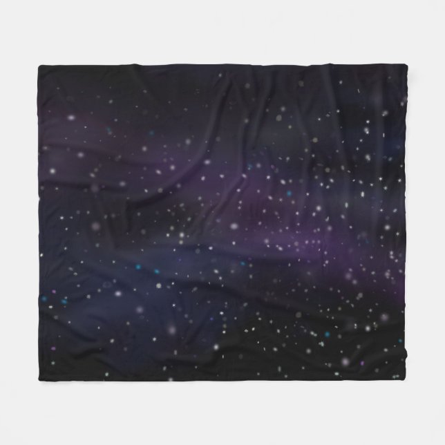 Stars Fleece Blanket (Front (Horizontal))