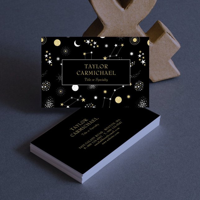 Stars & Galaxies Space Business Card (Creator Uploaded)