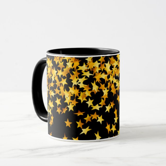 Stars Gold Mug (Front Left)