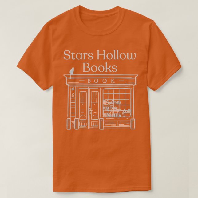 Stars Hollow Books Light T-Shirt (Design Front)