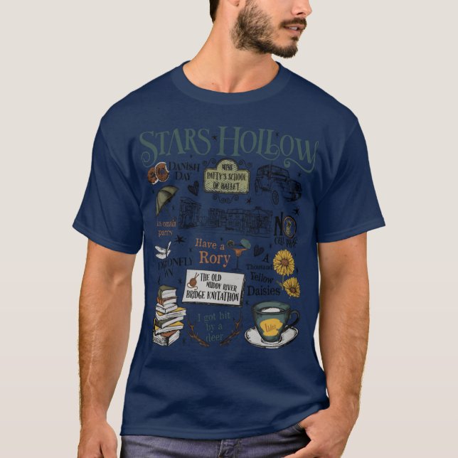 Stars Hollow Where You Lead I Will Follow funny T-Shirt (Front)