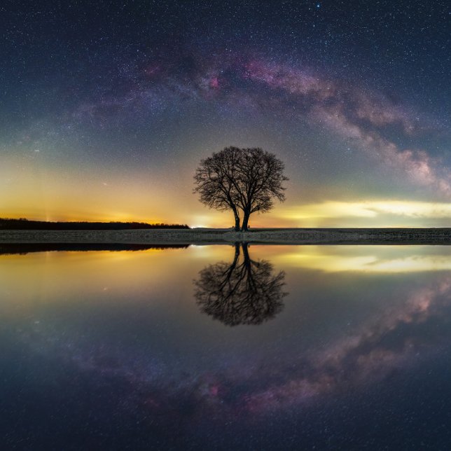 Stars in reflection with water poster (Creator Uploaded)