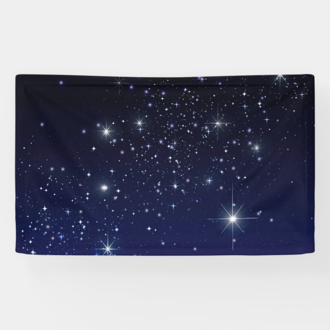 STARS IN SPACE BANNER (Horizontal)