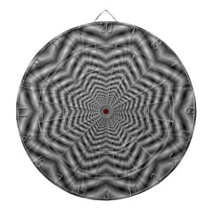 Stars in Stars in Monochrome Dartboard