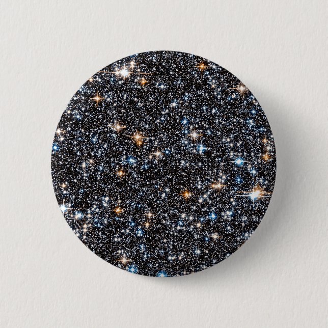 Stars In The Milky Way's Galactic Bulge. 6 Cm Round Badge (Front)