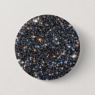 Stars In The Milky Way's Galactic Bulge. 6 Cm Round Badge