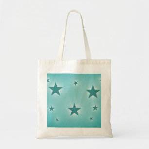 Stars in the Night Sky Tote Bag, Teal Bag