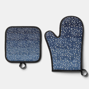 Stars in the Sky Oven Mitt & Pot Holder Set