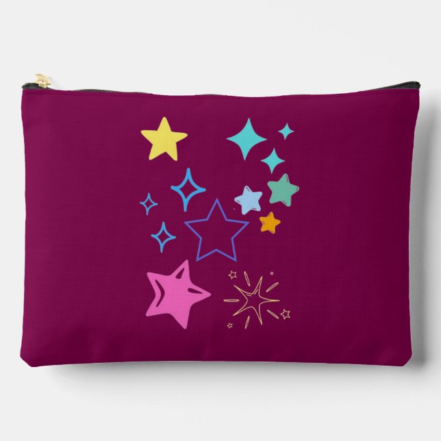 Stars Large Accessory Pouch (Front)