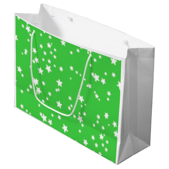 Stars Large Gift Bag (Front Angled)
